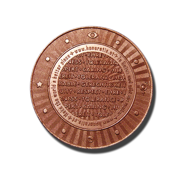 Honoratis Medaille Rückseite